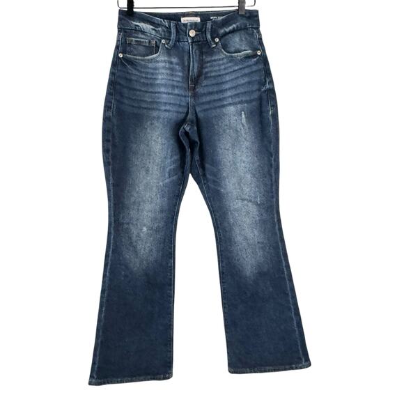 Good American Women's Blue Stretch Mid Rise Cotton Bootcut Jeans Size 2/26 - Picture 1 of 10